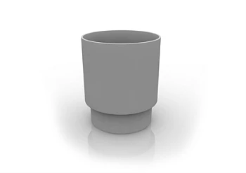 Соединительный элемент труб ПВХ,белый RAL 9010 Ruplast 